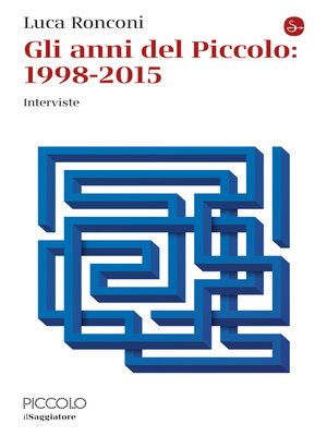 cover image of Gli anni del Piccolo